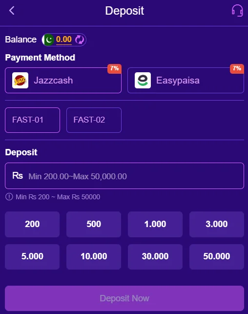 BOO999 Game Deposit
