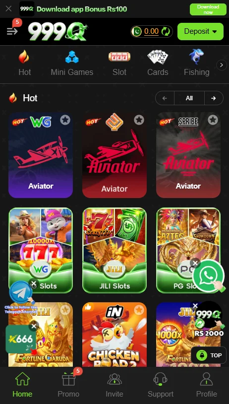 999Q Game interface