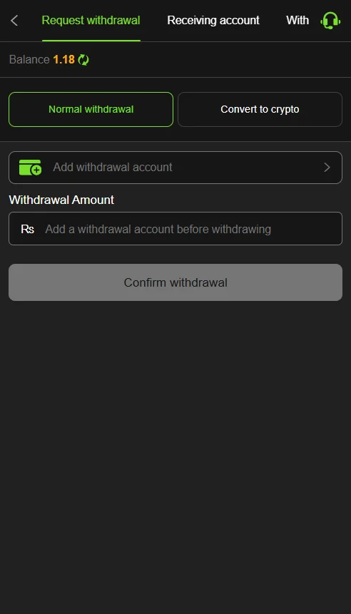 Y999 Game Withdraw cash